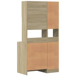 Küchenschrank Sonoma-Eiche 95x50x180 cm Holzwerkstoff