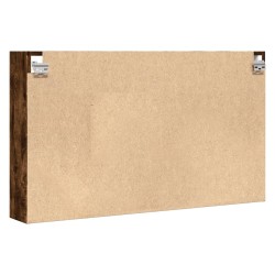 Vitrinenschrank Räuchereiche 100x15x58 cm Holzwerkstoff