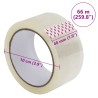 Paketklebeband 72 Stk. Transparent 48 mm x 66 m