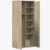 Highboard Sonoma-Eiche 80x35x180 cm Holzwerkstoff