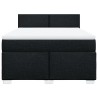 Boxspringbett mit Matratze Schwarz 140x200 cm Stoff