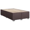 Boxspringbett mit Matratze Dunkelbraun 90x190 cm Stoff