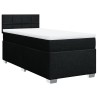 Boxspringbett mit Matratze Schwarz 90x190 cm Stoff