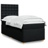 Boxspringbett mit Matratze Schwarz 100x200 cm Stoff