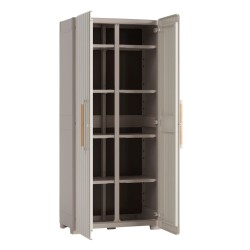 Keter Mehrzweckschrank Groove Beige und Sandfarben