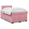 Boxspringbett mit Matratze Rosa 120x190 cm Samt