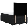 Boxspringbett mit Matratze Schwarz 120x200 cm Samt