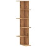 Wand-Eckregal Artisan-Eiche 36,5x36,5x140 cm Holzwerkstoff