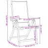 Gartenstühle 4 Stk. Klappbar Massivholz Akazie und Textilene