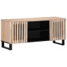 TV-Schrank Weiß 105x34x46 cm Massivholz Mango