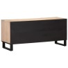 TV-Schrank Weiß 105x34x46 cm Massivholz Mango