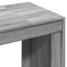 Schreibtisch Grau Sonoma 123,5x73,5x75 cm Holzwerkstoff