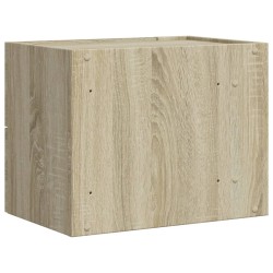 Wand-Nachttische 2 Stk. Sonoma-Eiche 45x30x35 cm