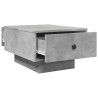 Couchtisch Betongrau 60x45x31 cm Holzwerkstoff