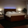 Boxspringbett mit Matratze Rosa 180x200 cm Samt