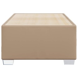 Bettgestell Cappuccino-Braun 80x200 cm Kunstleder