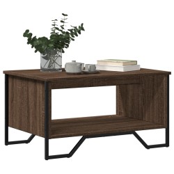 Couchtisch Braun Eichen-Optik 75x51x40 cm Holzwerkstoff