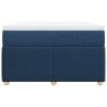 Boxspringbett mit Matratze Blau 120x190 cm Stoff