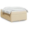 Boxspringbett mit Matratze Creme 120x200 cm Stoff