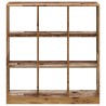 Bücherregal Altholz-Optik 102x32x108 cm Holzwerkstoff