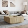 Couchtisch Sonoma-Eiche 100x100x40 cm Holzwerkstoff