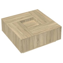 Couchtisch Sonoma-Eiche 100x100x40 cm Holzwerkstoff