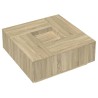 Couchtisch Sonoma-Eiche 100x100x40 cm Holzwerkstoff