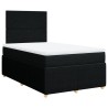 Boxspringbett mit Matratze Schwarz 120x190 cm Stoff