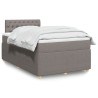 Boxspringbett mit Matratze Taupe 120x190 cm Stoff