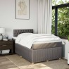 Boxspringbett mit Matratze Taupe 120x190 cm Stoff