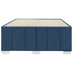 Bettgestell Blau 120x190 cm Stoff