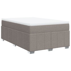 Boxspringbett mit Matratze Taupe 120x190 cm Stoff