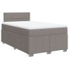 Boxspringbett mit Matratze Taupe 120x190 cm Stoff