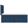 Boxspringbett mit Matratze Blau 90x190 cm Stoff