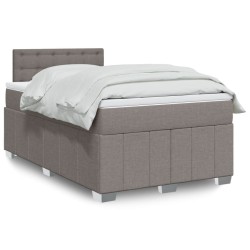 Boxspringbett mit Matratze Taupe 120x190 cm Stoff