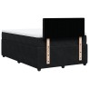 Boxspringbett mit Matratze Schwarz 120x190 cm Samt