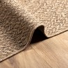 Teppich ZIZUR 80x150 cm Jute-Optik Indoor und Outdoor