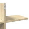 Wandregal Sonoma-Eiche 124,5x18x60,5 cm Holzwerkstoff