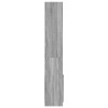 Highboard Grau Sonoma 92x33x180 cm Holzwerkstoff