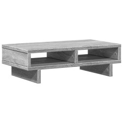 Monitorständer Grau Sonoma 50x27x15 cm Holzwerkstoff