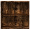 Bücherregal Räuchereiche 80x30x77 cm Holzwerkstoff