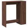 Bartisch mit Regal Braun Eiche 101x40x103,5 cm Holzwerkstoff