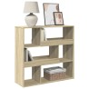 Bücherregal Sonoma-Eiche 100x33x94,5 cm Holzwerkstoff