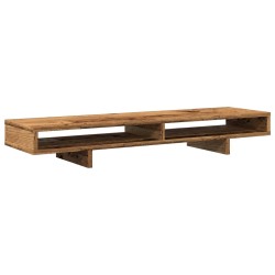 Monitorständer Altholz-Optik 100x27x15 cm Holzwerkstoff