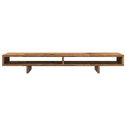 Monitorständer Altholz-Optik 100x27x15 cm Holzwerkstoff