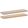 Schweberegale 2 Stk. 90x23,5x4 cm Holzwerkstoff