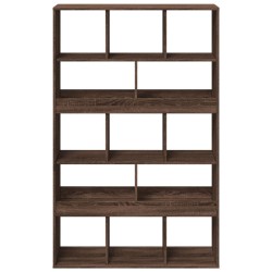 Bücherregal Braun Eichen-Optik 100x33x156,5 cm Holzwerkstoff