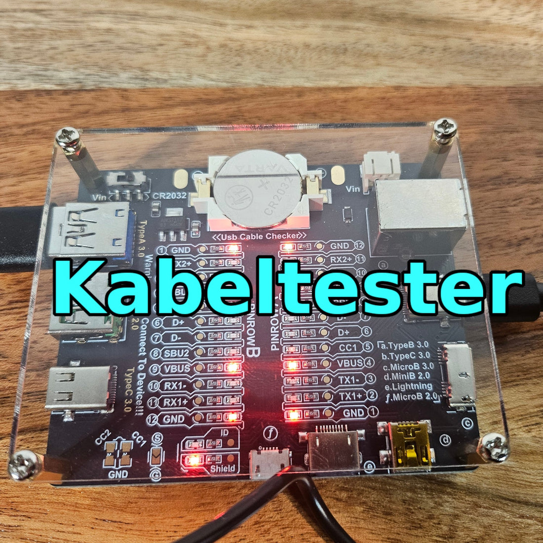 Praktischer Kabeltester – Lade- & Datenkabel prüfen in Sekunden
