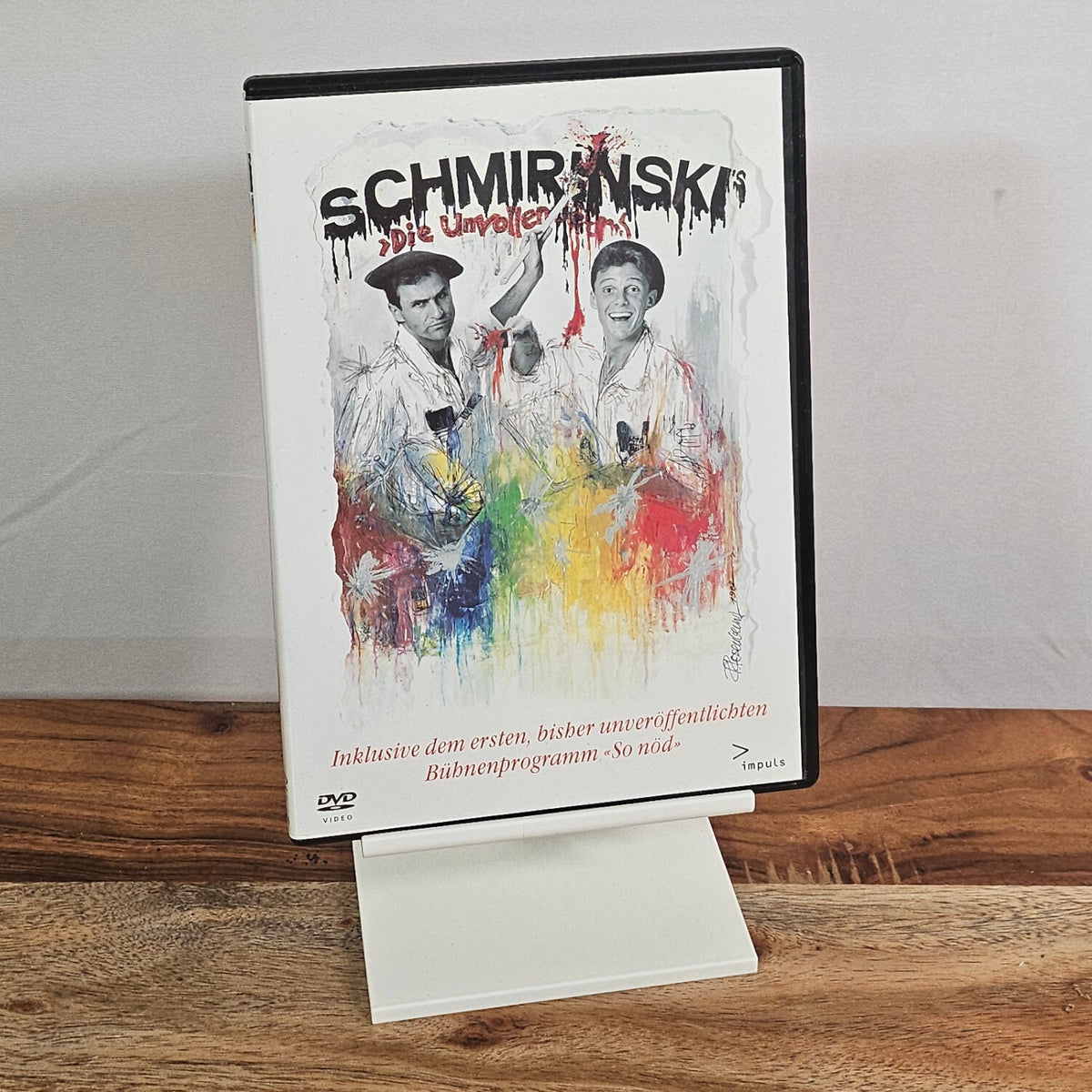 Schmirinski's Die Unvollendete Schweizer Comedy DVD Occasion – Vorderseite
