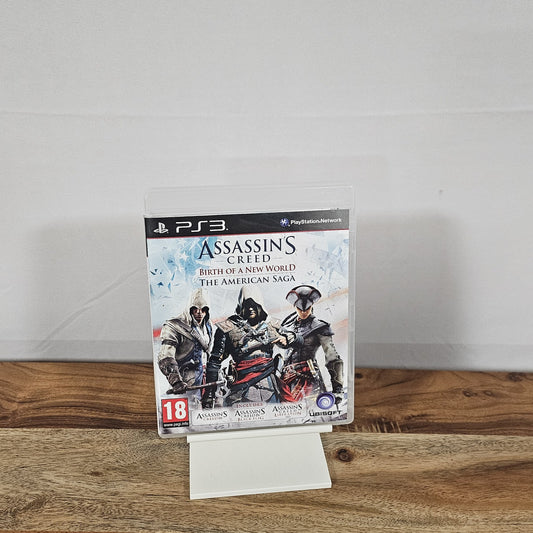 Assassin’s Creed The American Saga für PlayStation 3 – PS3-Spiel in Originalhülle, Vorderseite